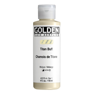 Akrylová barva Golden Fluid 118 ml - Titan Buff 2370 - 