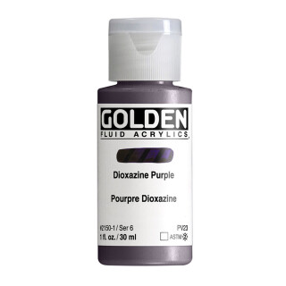 Akrylová barva Golden Fluid 30 ml - Dioxazine Purple 2150 - 