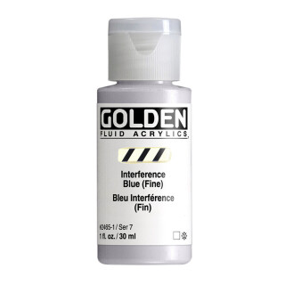 Akrylová barva Golden Fluid 30 ml - Interference Blue (Fine) 2465 - 