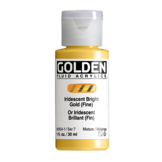 Akryl Golden Fluid 30ml – 2454 Iridescent Bright Gold (Fine) - 