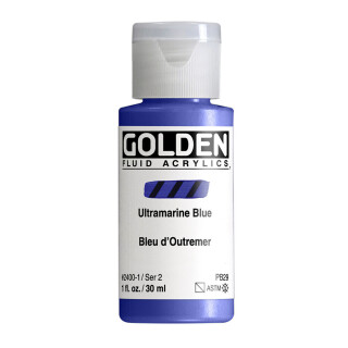 Akrylová barva Golden Fluid 30 ml - Ultramarine Blue 2400 - 