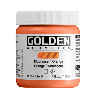 Akryl Golden HB 118ml – 4630 Fluorescent Orange - 