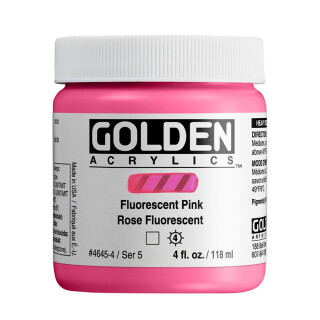 Akryl Golden HB 118ml – 4645 Fluorescent Pink - 