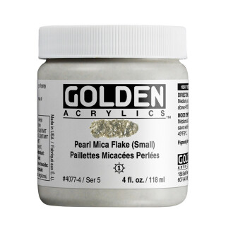 Akryl Golden HB 118ml – 4077 Pearl Mica Flake (Small) - 