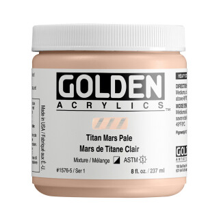 Akrylová barva Golden Heavy Body 237 ml - 1576 Titan Mars Pale - 