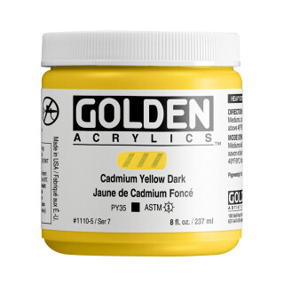 Akryl Golden HB 237ml – 1110 Cadmium Yellow Dark - 