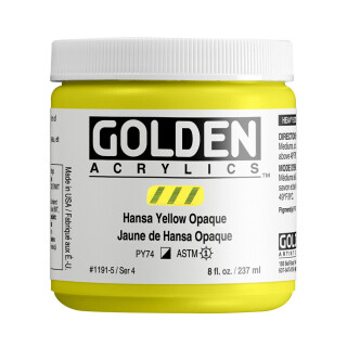 Akryl Golden HB 237ml – 1191 Hansa Yellow Opaque - 