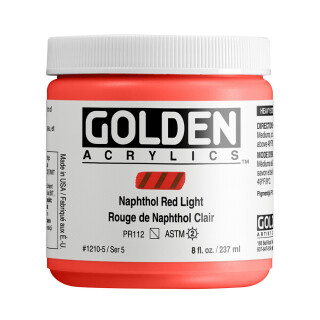 Akryl Golden HB 237ml – 1210 Naphthol Red Light - 