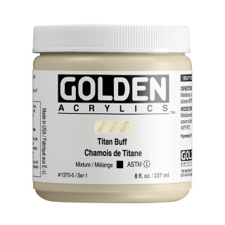 Akrylová barva Golden Heavy Body 237 ml - Titan Buff 1370 - 