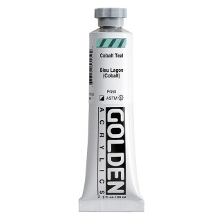 Akrylová barva Golden Heavy Body 59 ml - Cobalt Teal 1145 - 