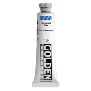 Akrylová barva Golden Heavy Body 59 ml - Fluorescent Blue 4605 - 