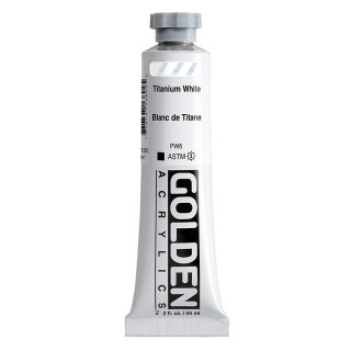 Akryl Golden HB 59ml – 1380 Titanium White - 