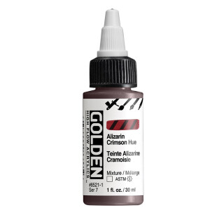 Akryl Golden High Flow 30ml – 8521 Alizarin Crimson Hue - 