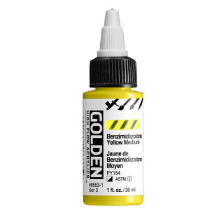 Akryl Golden High Flow 30ml – 8553 Benzimidazolone Yellow Med - 