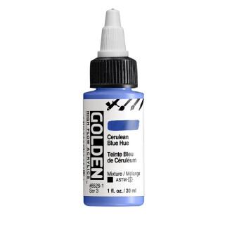 Akryl Golden High Flow 30ml – 8526 Cerulean Blue Hue - 