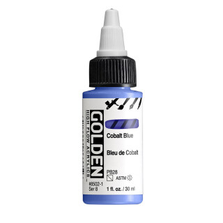 Akryl Golden High Flow 30ml – 8502 Cobalt Blue - 