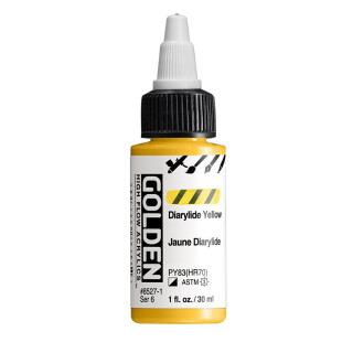 Akryl Golden High Flow 30ml – 8527 Diarylide Yellow - 