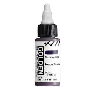 Akryl Golden High Flow 30ml – 8504 Dioxazine Purple - 