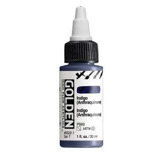 Akryl Golden High Flow 30ml – 8522 Indigo (Anthraquinone) - 