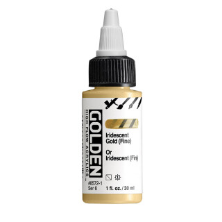 Akrylová barva Golden High Flow 30 ml - Iridescent Gold (Fine) 8572 - 