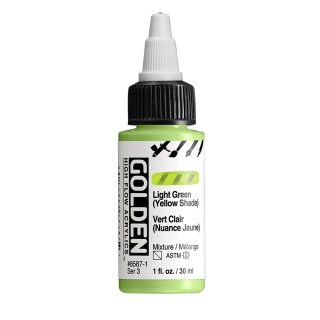 Akryl Golden High Flow 30ml – 8587 Light Green (Yellow Shade) - 