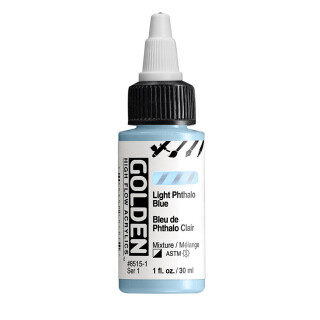 Akryl Golden High Flow 30ml – 8515 Light Phthalo Blue - 