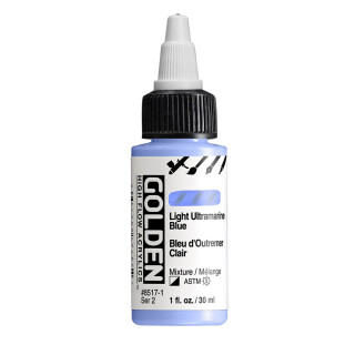 Akryl Golden High Flow 30ml – 8517 Light Ultramarine Blue - 