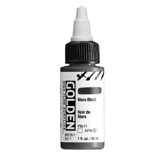 Akryl Golden High Flow 30ml – 8518 Mars Black - 
