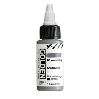 Akryl Golden High Flow 30ml – 8533 Neutral Gray N5 - 