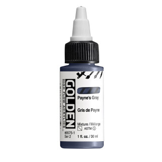 Akrylová barva Golden High Flow 30 ml - Payne's Gray 8575 - 