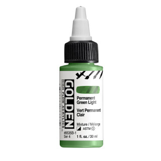 Akryl Golden High Flow 30ml – 8535 Permanent Green Light - 