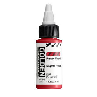 Akryl Golden High Flow 30ml – 8579 Primary Magenta - 