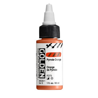Akryl Golden High Flow 30ml – 8539 Pyrrole Orange - 