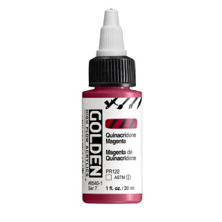 Akryl Golden High Flow 30ml – 8540 Quinacridone Magenta - 