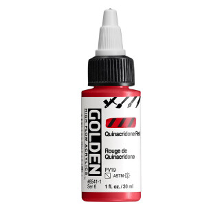 Akryl Golden High Flow 30ml – 8541 Quinacridone Red - 