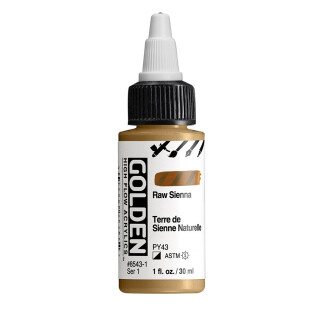 Akryl Golden High Flow 30ml – 8543 Raw Sienna - 