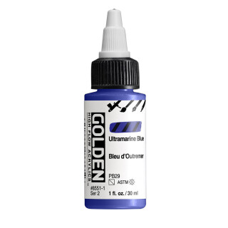 Akryl Golden High Flow 30ml – 8551 Ultramarine Blue - 