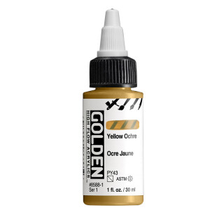 Akryl Golden High Flow 30ml – 8588 Yellow Ochre - 