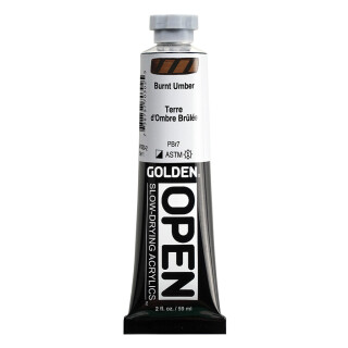Akrylová barva Golden Open Slow Drying 59 ml - Burnt Umber 7030 - 
