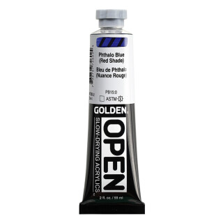 Akrylová barva Golden Open Slow Drying 59 ml - Phthalo Blue (Red Shade) 7260 - 
