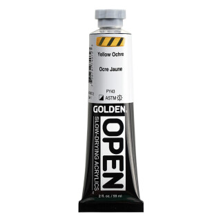Akrylová barva Golden Open Slow Drying 59 ml - Yellow Ochre 7407 - 