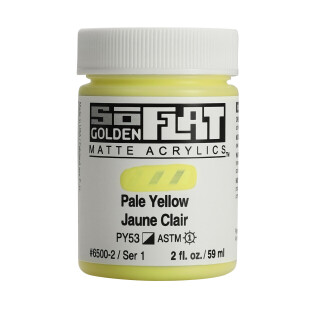 Akryl Golden SoFlat 59ml – 6500 Pale Yellow - 