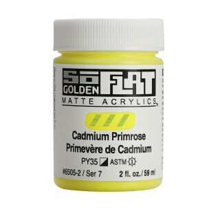 Akryl Golden SoFlat 59ml – 6505 Cadmium Primrose - 