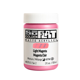 Akrylová barva Golden SoFlat Matte 59 ml - 6575 Light Magenta - 