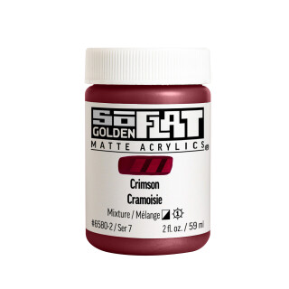 Akrylová barva Golden SoFlat Matte 59 ml - 6580 Crimson - 