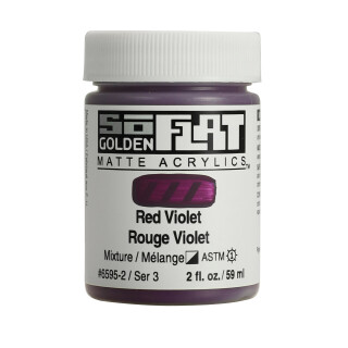 Akrylová barva Golden SoFlat Matte 59 ml - 6595 Red Violet - 