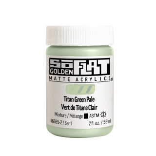 Akrylová barva Golden SoFlat Matte 59 ml - 6685 Titan Green Pale - 