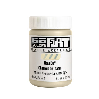 Akrylová barva Golden SoFlat Matte 59 ml - 6690 Titan Buff - 
