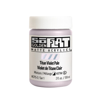 Akrylová barva Golden SoFlat Matte 59 ml - 6715 Titan Violet Pale - 