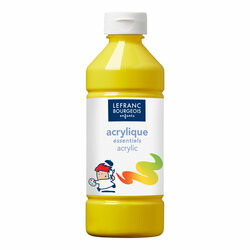 Akrylová barva Lefranc Education 500ml – 526 Primary Yellow - 